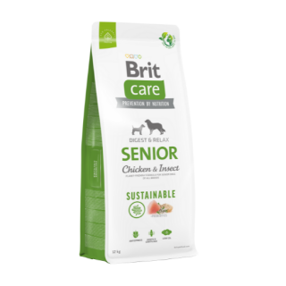 Brit-Care-Sustainable-Senior-Chicken-Insect-sausas-maistas