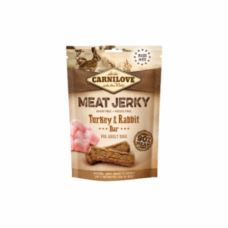 Carnilove-Dog-skanestas-Jerky-Ra-bit-Turkey-Bar-100g-600x523
