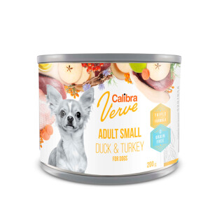 Calibra-Dog-Grain-Free-Verve-Adult-Small-Pato-Pavo-Lata