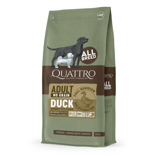 QuattroDogAdultAllBreedNoGrainDuck1.5kg.png