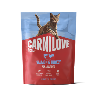 CARNILOVE-ACTIVE-Cat-Dry-Made-with-Salmon---Turkey-for-All-breed-adults_400G