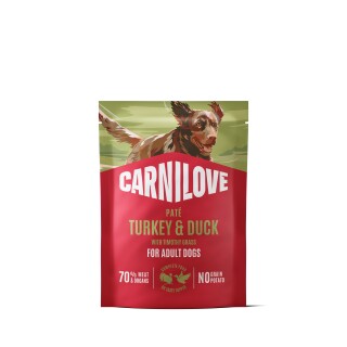 CARNILOVE-Dog-POUCH-Pate-Duck-with-Timothy-Grass_300G