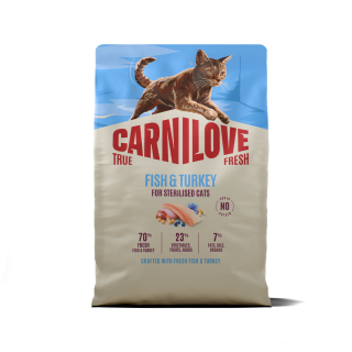 CARNILOVE-TRUE-FRESH-Cat-Dry-Fish---Turkey-for-All-breed-sterilised-adults_2KG