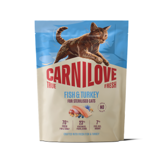 CARNILOVE-TRUE-FRESH-Cat-Dry-Fish---Turkey-for-All-breed-sterilised-adults_400G